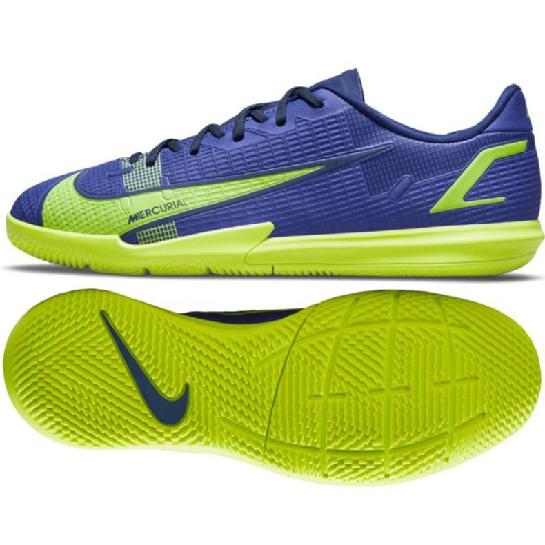 Nike Mercurial Vapor 14 Academy Ic Jr CV0815 474 jalkapallokengät monivärinen sininen