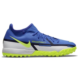 Nike Phantom GT2 Academy Df Tf M DC0802-570 jalkapallokengät monivärinen sininen