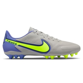 Nike Tiempo Legend 9 Academy Ag M DB0627-075 jalkapallokengät harmaa, sininen harmaan sävyjä
