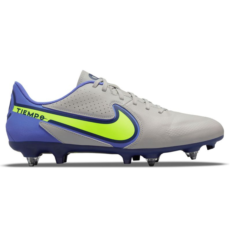 Nike Tiempo Legend 9 Academy SG-Pro Ac M DB0628-075 jalkapallokengät harmaa, sininen harmaa