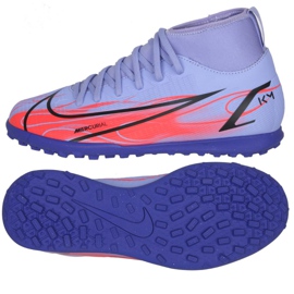 Nike Mercurial Superfly 8 Club Km Tf Jr DB0934 506 jalkapallokengät monivärinen violetti
