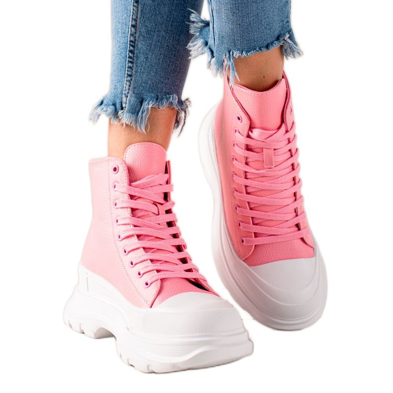 Seastar Tennarit alustalla vaaleanpunainen