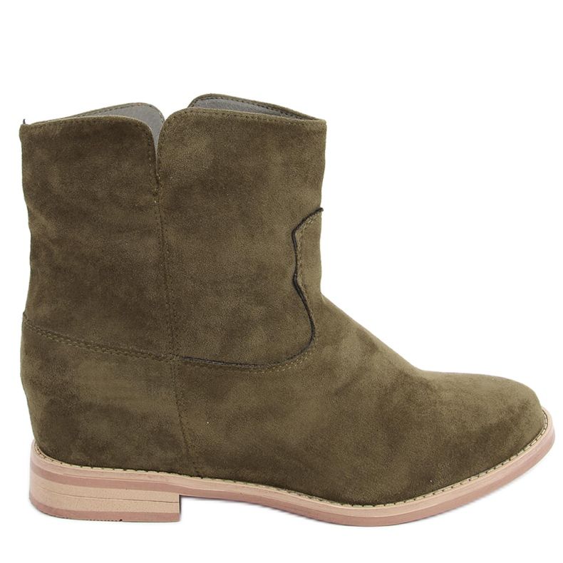 Saappaat piilotettuun Deer Green -kiilaan vihreä