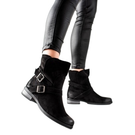 W. Potocki Potockin mokkanahkasaappaat musta W. Potocki Potockin mokkanahkasaappaat musta