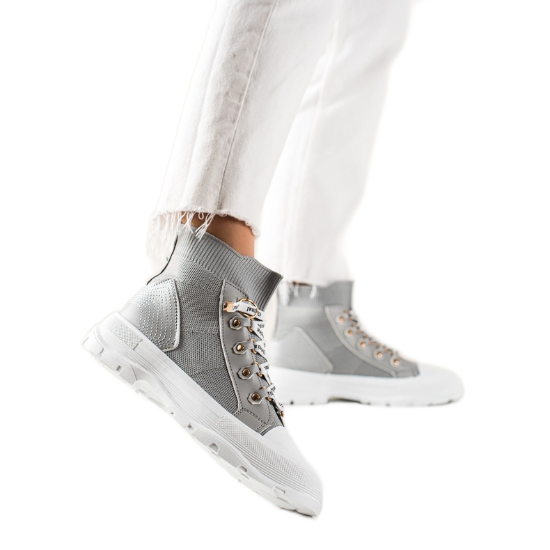 Goodin Muoti korkeat tennarit harmaa