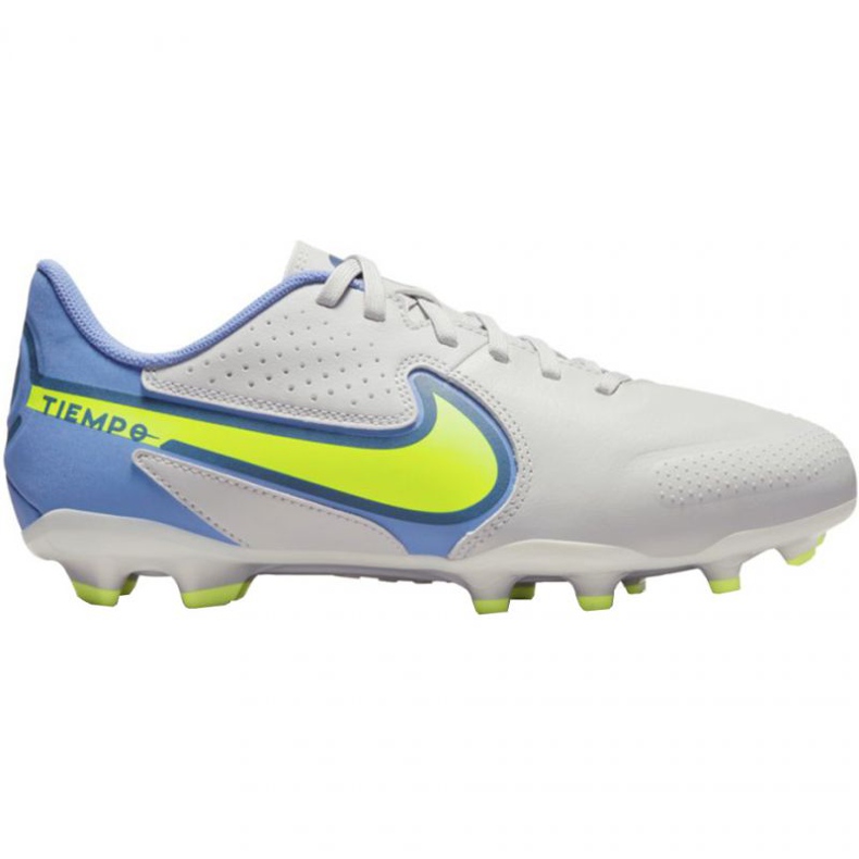 Nike Tiempo Legend 9 Academy FG / MG Jr DA1333 075 jalkapallokengät valkoinen valkoinen