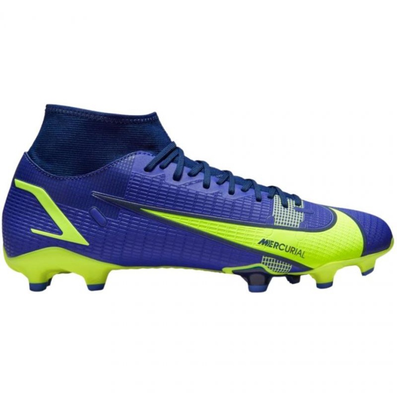 Nike Mercurial Superfly 8 Academy FG / MG M CV0843 574 jalkapallokengät sininen sininen