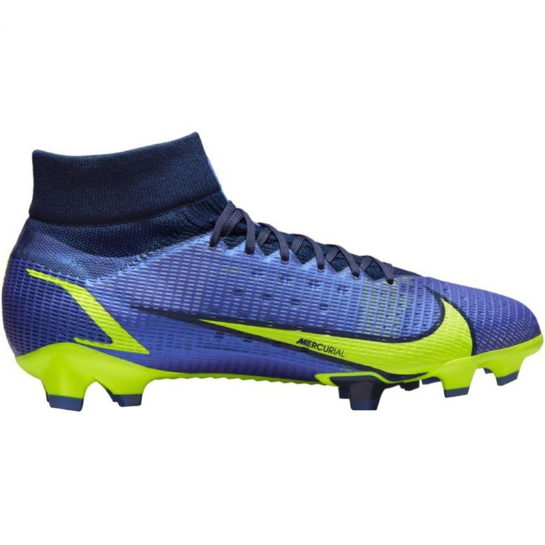 Nike Mercurial Superfly 8 Pro Fg M CV0961 574 jalkapallokengät sininen sininen