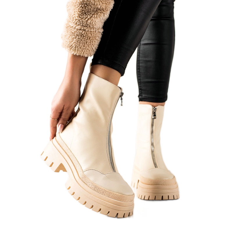 Seastar Klassiset työntekijät vetoketjulla beige