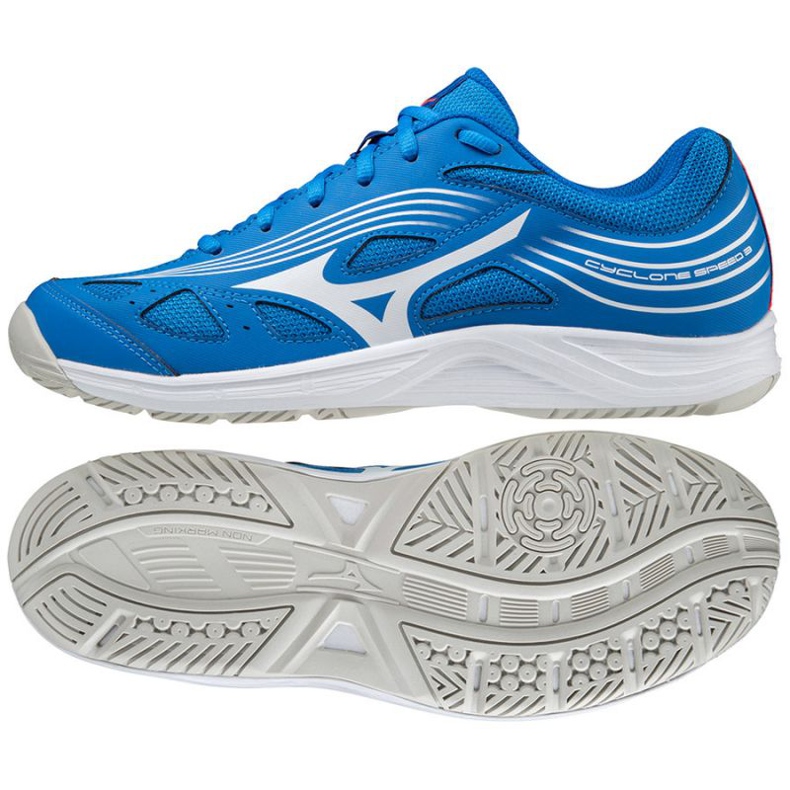 Mizuno Cyclone Speed ​​​​3 M V1GA218024 lentopallokengät sininen sininen