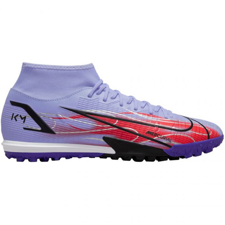 Nike Mercurial Superfly 8 Academy Tf M DB2868 506 jalkapallokenkä punainen, violetti violetti