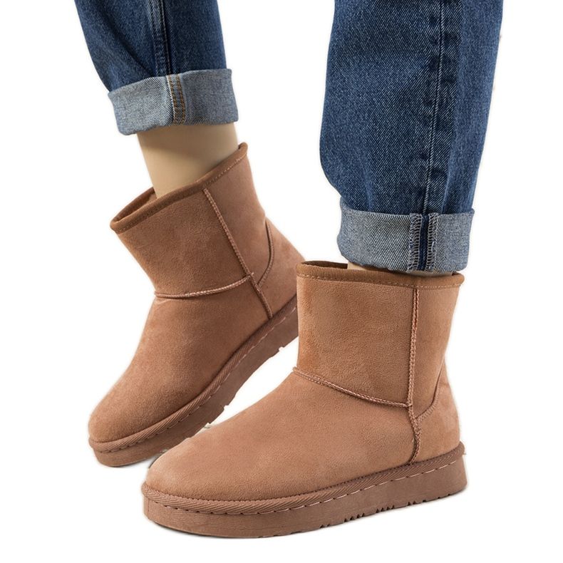 Vaaleanpunaiset Lucillan turkislumisaappaat vaaleanpunainen