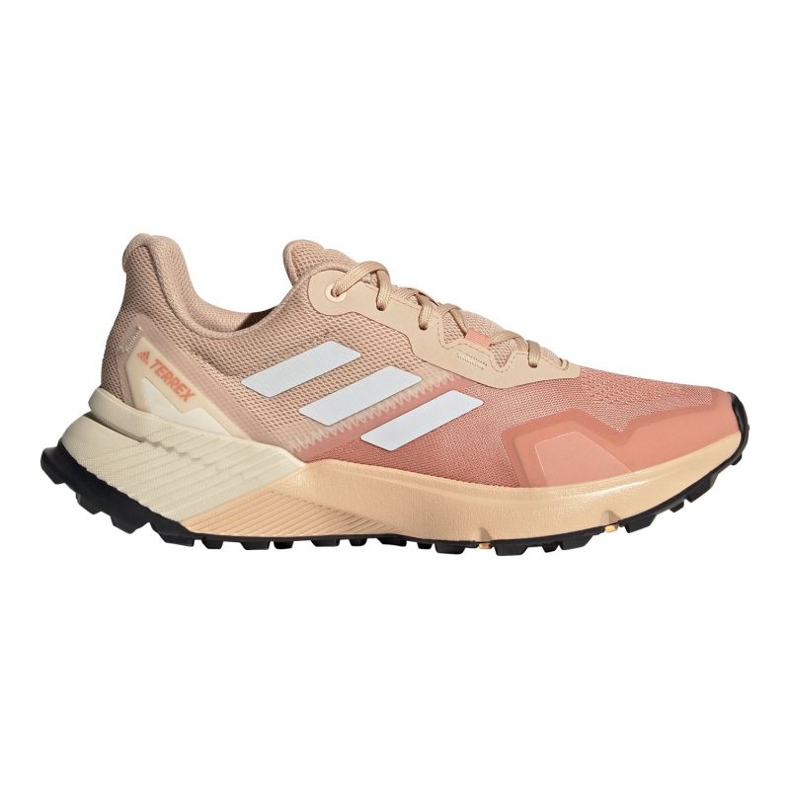 Adidas Terrex Soulstride W FY9257 juoksukengät beige monivärinen vaaleanpunainen