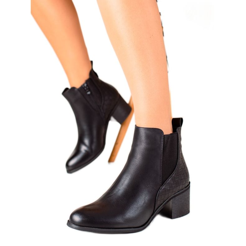 Evento Klassiset Eco-nahkakengät musta