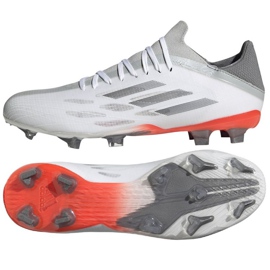 Adidas X Speedflow.2 Fg M FY3287 jalkapallokengät harmaa, valkoinen harmaat