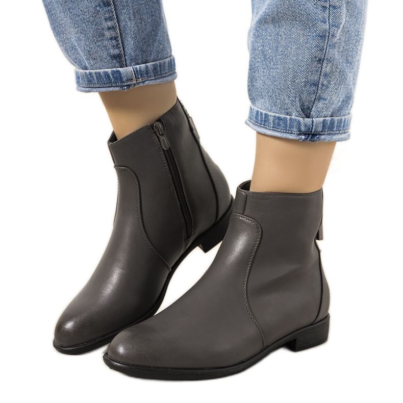 Barrosin harmaat naisten saappaat