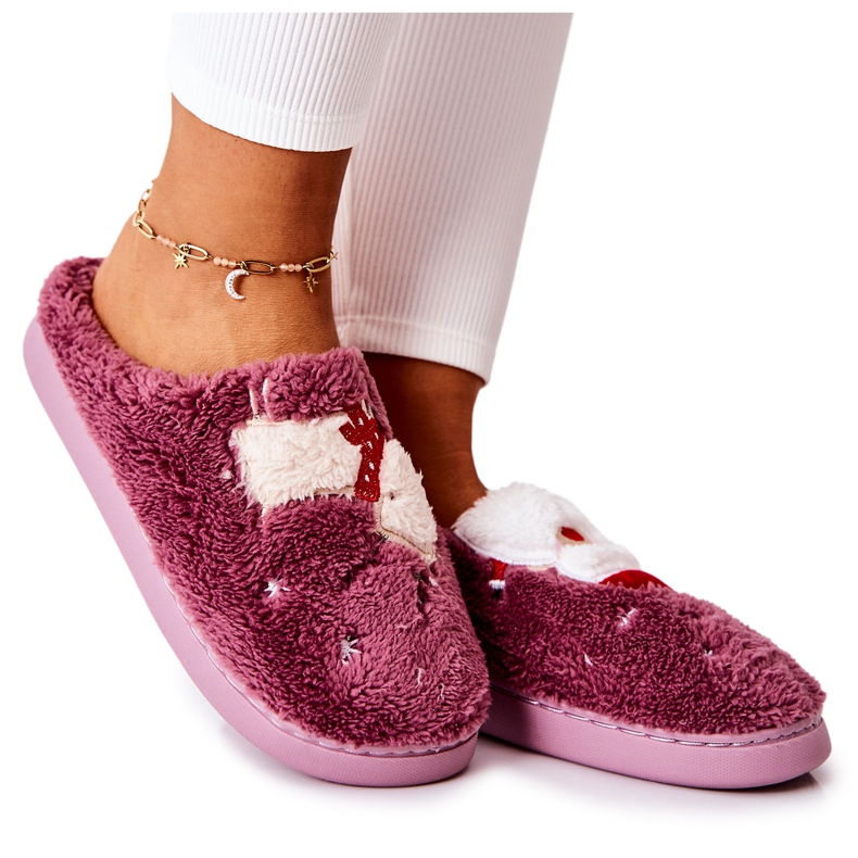 WJ1 Joulutossut Joulupukki ja violetti poro