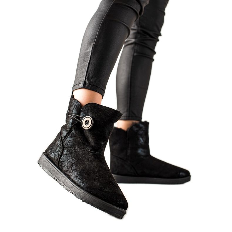 Evento Mukluki Glitterillä musta