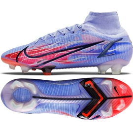 Nike Mercurial Superfly 8 Elite Km Fg M DB2859 506 jalkapallokengät monivärinen ruusuja ja violetteja