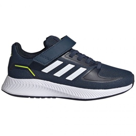 Adidas Runfalcon 2.0 C Jr FZ0110 kengät valkoinen tummansininen