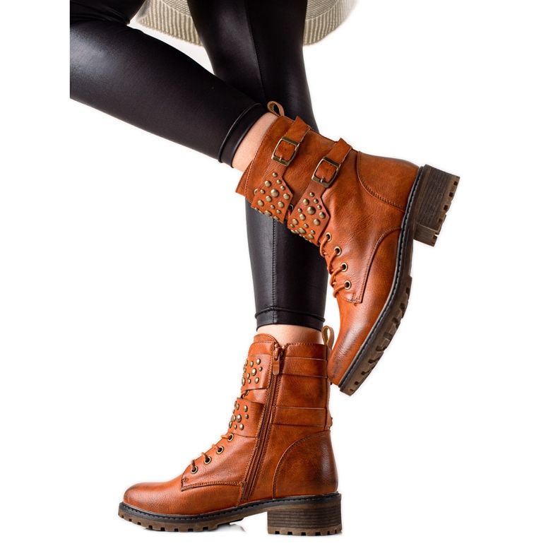 Super Mode Kamelin nauhakengät ruskea