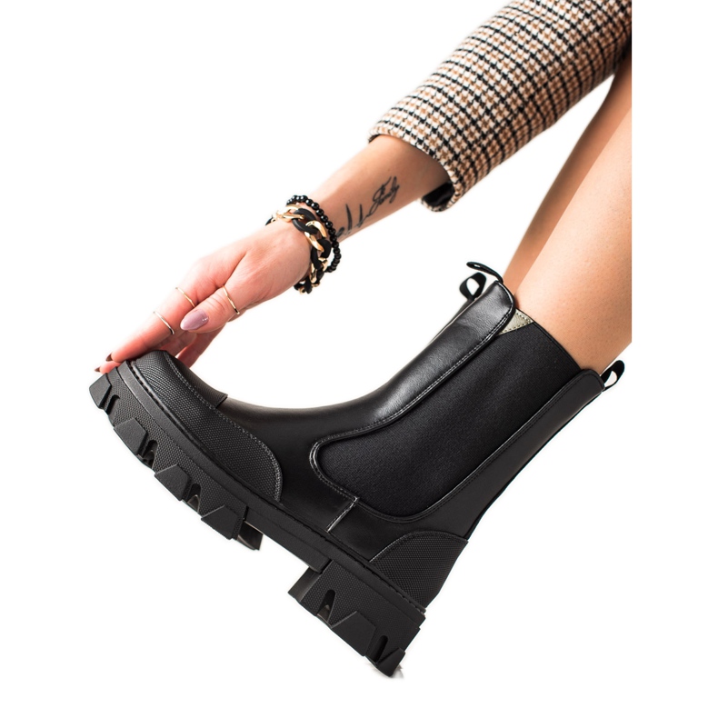 Seastar Workery Fashion saappaat musta