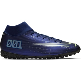 Nike Mercurial Superfly 7 Academy Mds Tf M BQ5435 401 jalkapallokengät tummansininen
