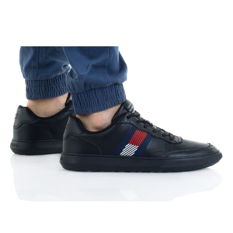 Nike Tommy Hilfiger Essential Leather Cupsole Evo M FM0FM03904 musta