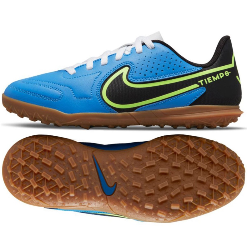 Nike Tiempo Legend 9 Club Tf Jr DA1334 403 jalkapallokengät monivärinen sininen