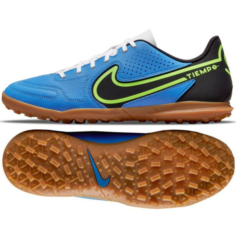 Nike Tiempo Legend 9 Club Tf M DA1193 403 jalkapallokengät sininen sininen