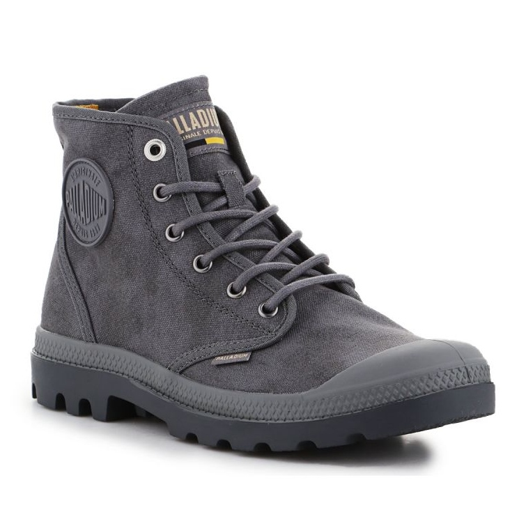 Palladium Pampa Hi Wax ranskalaiset metallikengät 77222-068-M harmaa