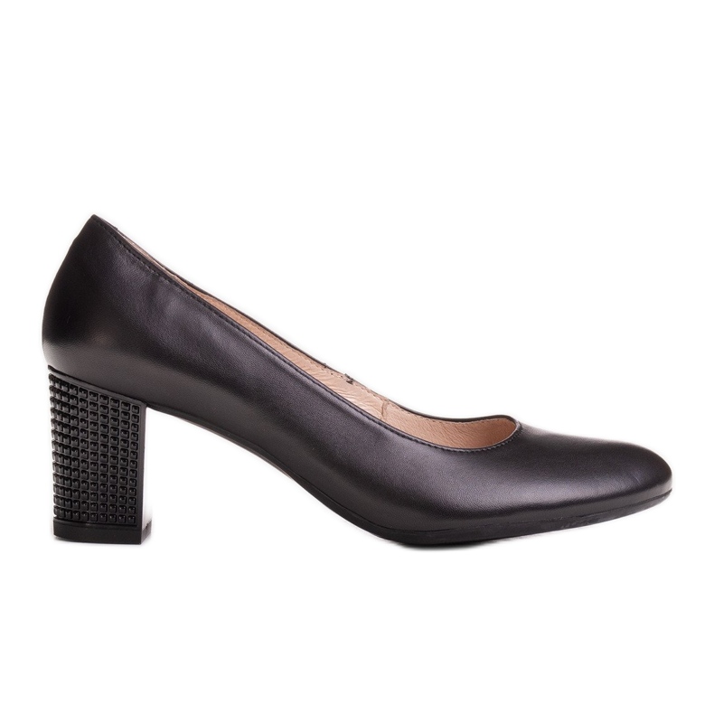 Marco Shoes Sileät mustat kengät 1170P 3D-korolla