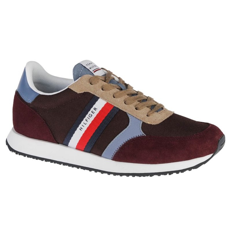 Tommy Hilfiger Runner Lo Color Mix -kengät FM0FM03815-GR8 ruskea