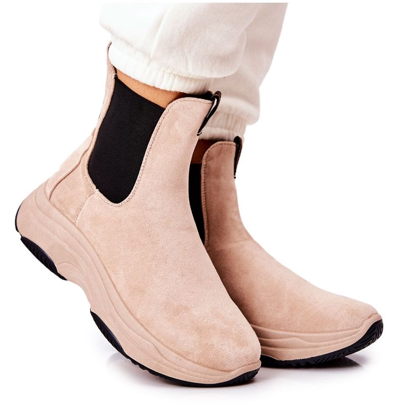 WS1 Alustasaappaat mokkanahka beige Nicci