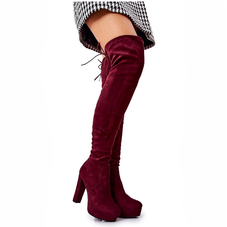 WS1 Mokkakorkokengät Burgundy Minesa punainen