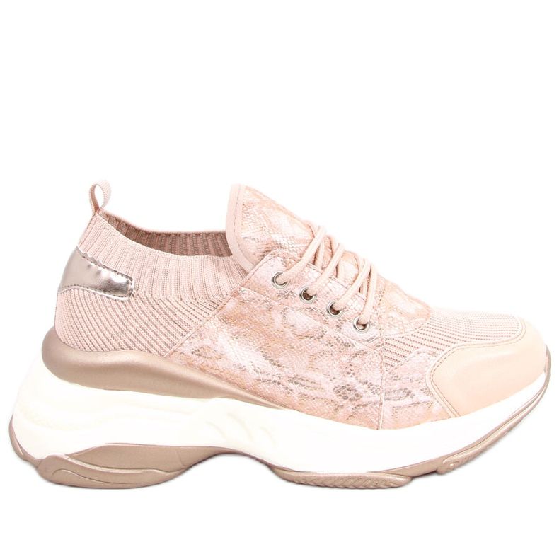 Judit Champagne Trainers vaaleanpunainen