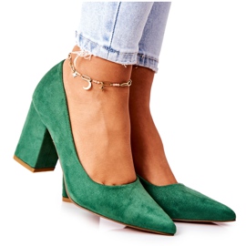 WS1 Pumps On A Pole mokkanahka vihreä Florena