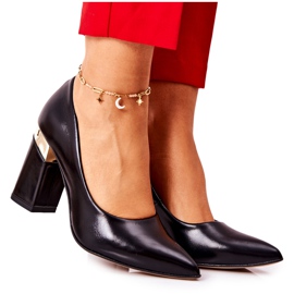 Lewski Shoes Nahkapumput Lewski 3117 musta