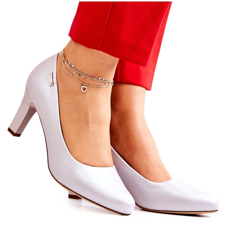 Naisten pumput Sergio Leone Silver Pearl Orsola hopea