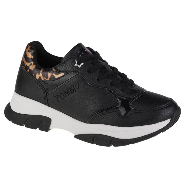 Tommy Hilfiger matalat nauhalliset tennarit W T3A4-31173-1242999 musta