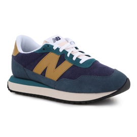 New Balance M MS237LX1 tummansininen vihreä keltainen
