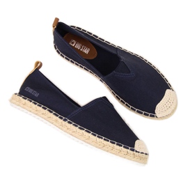 Tekstiiliespadrillit Big Star W HH274500 laivastonsininen beige tummansininen
