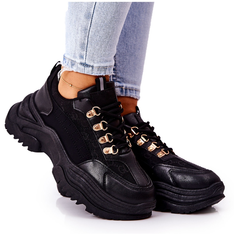 PM1 Urheilukengät Black Flynnin alustalla musta