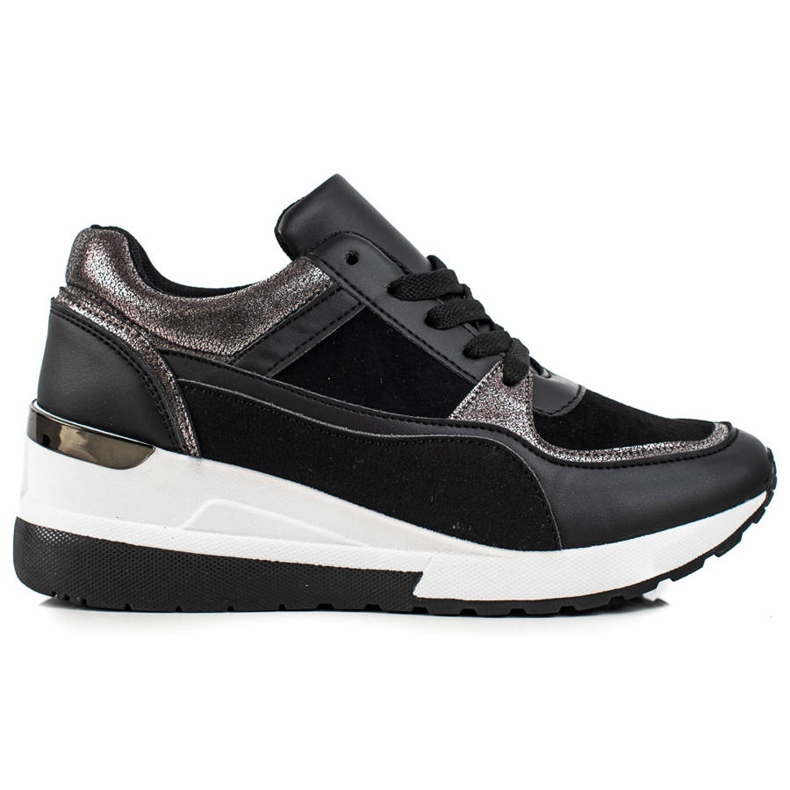 TRENDI Tyylikkäät mustat lenkkarit