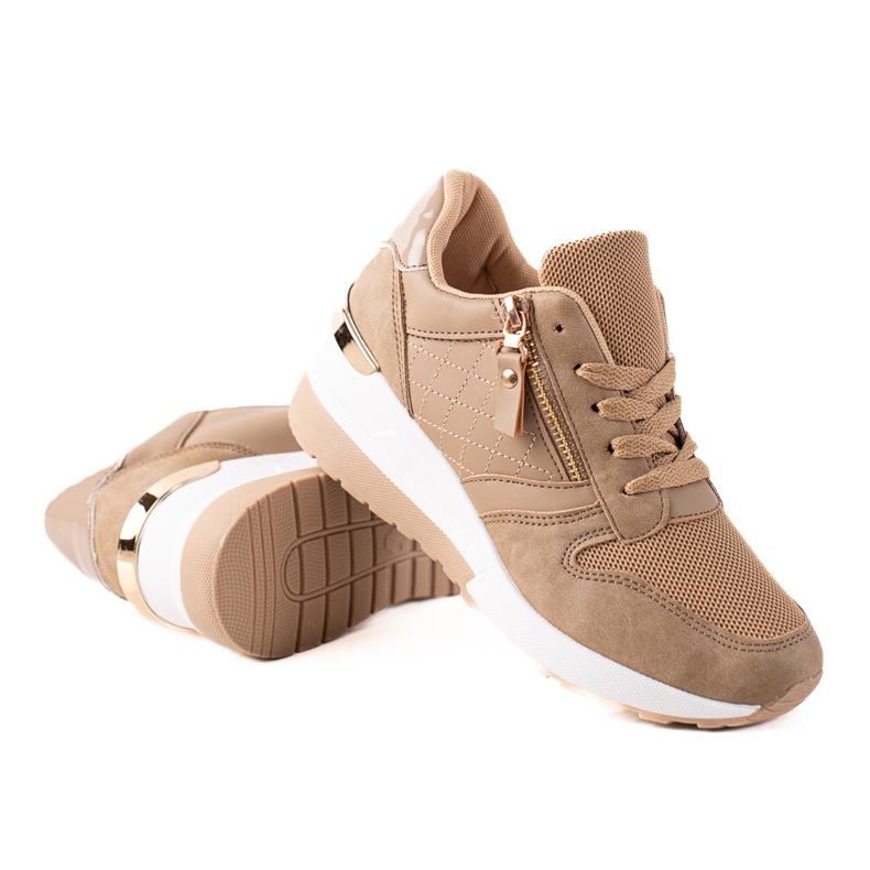 TRENDI Ruskeat Wedge-lenkkarit beige