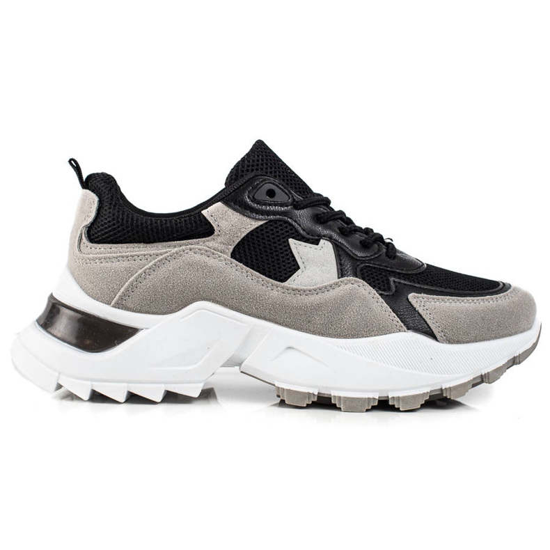 Sweet Shoes Harmaat ja mustat tennarit