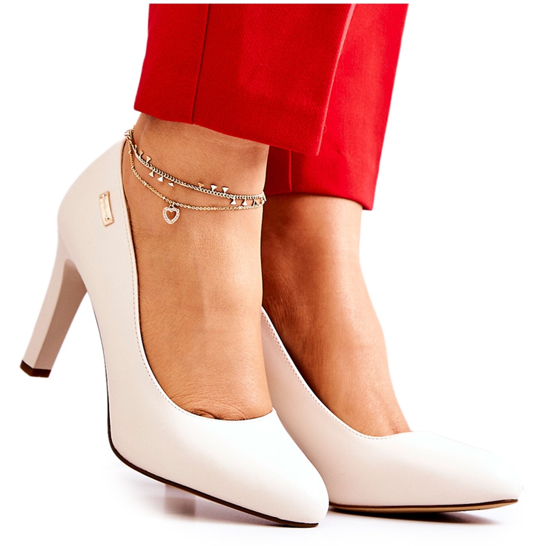 Naisten korkokengät Sergio Leone Vaalea beige Campbell