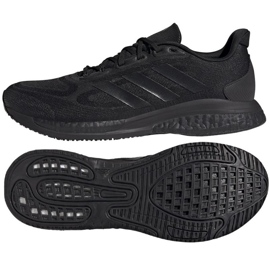 Adidas SuperNova + M H04487 juoksukengät musta