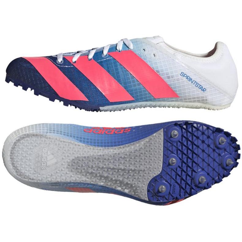 Adidas Sprintstar M GY0940 piikkikengät punainen monivärinen