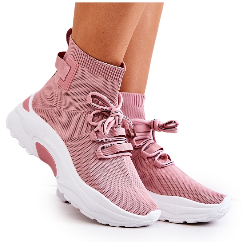 Naisten urheilusukat Vaaleanpunaiset KeSports vaaleanpunainen